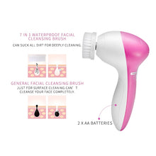 Load image into Gallery viewer, 5 in 1 Electric Facial Brush