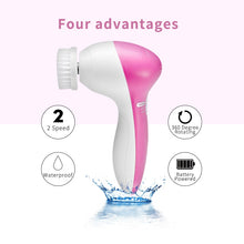 Load image into Gallery viewer, 5 in 1 Electric Facial Brush